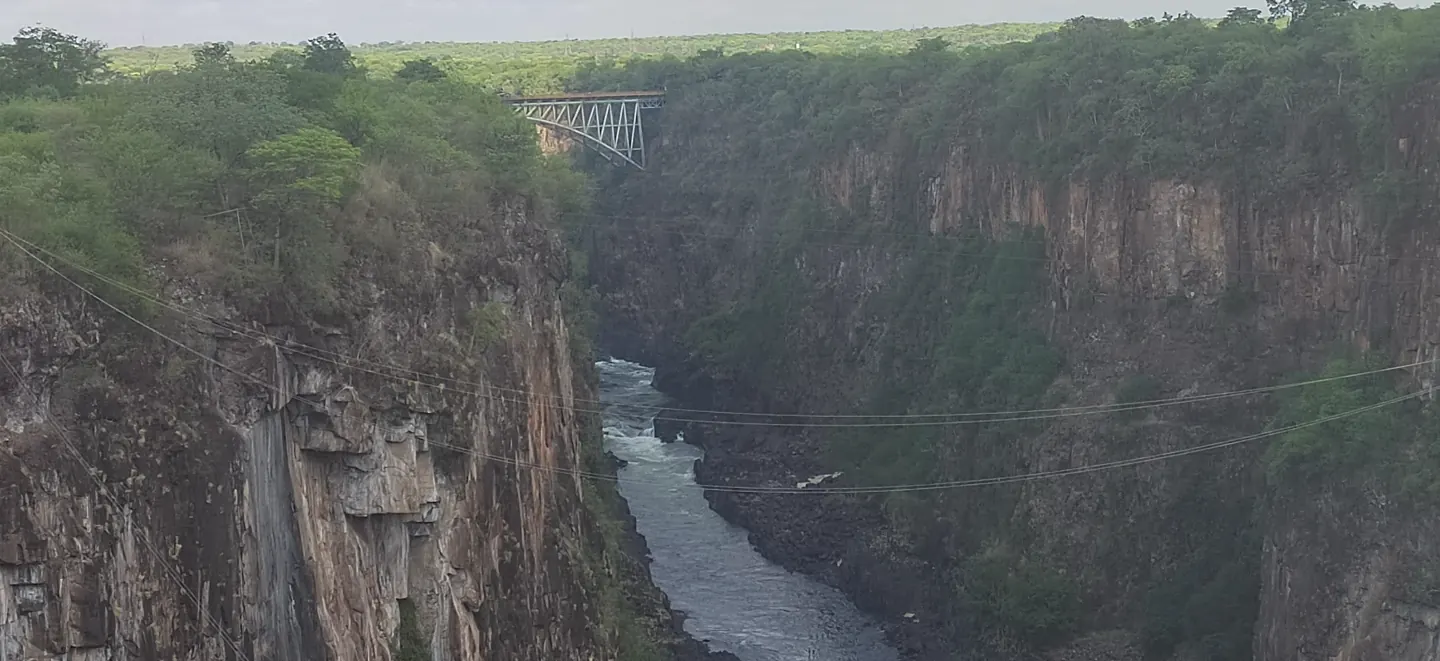 Zimbabwe — Falls, river and wilderness